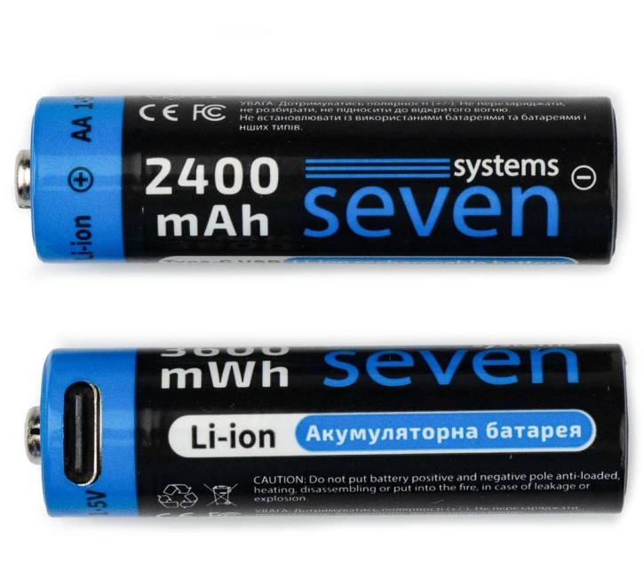 Акумулятор SEVEN AA 1.5V Li-ion 4 шт (SEVENAA1.5VLi-ion4) фото 5