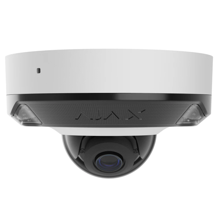 Проводная охранная IP-камера Ajax DomeCam Mini HL (5 Mp/2,8 mm) White (126269.214.WH1)