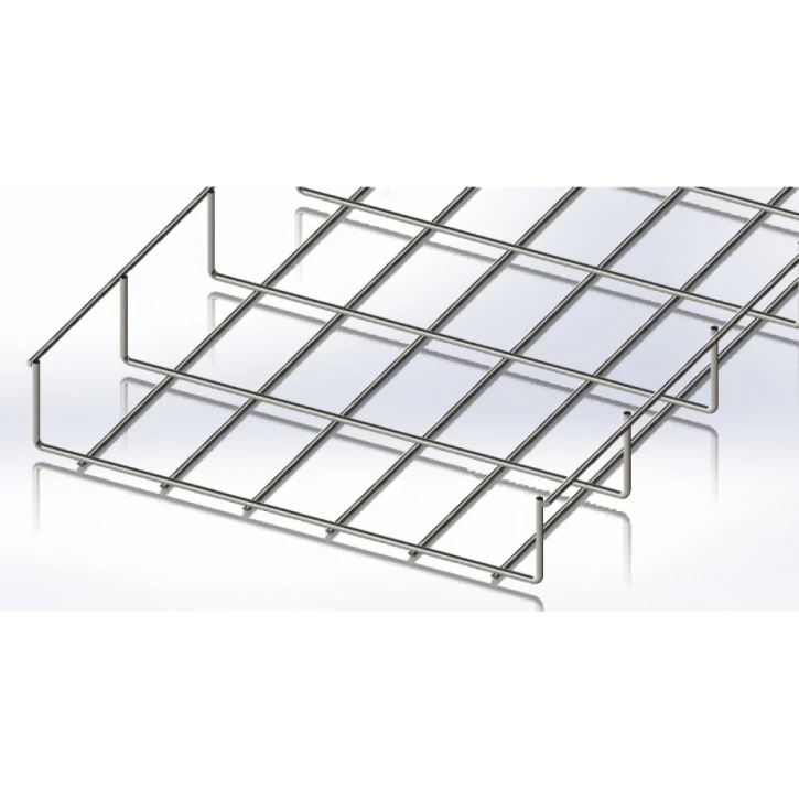 Лоток сітчатий CMS WBB 300х50, дріт Ø4 мм, 2,5м білий цинк (CMS-WBB4-30050Z)