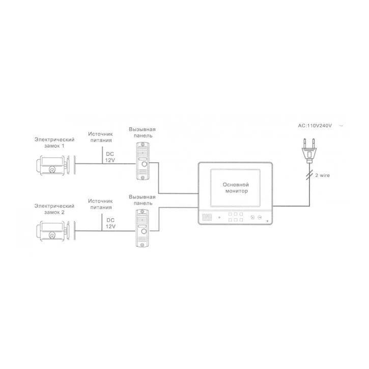 Видеодомофон Slinex GS-08М Slinex 15333 фото 2