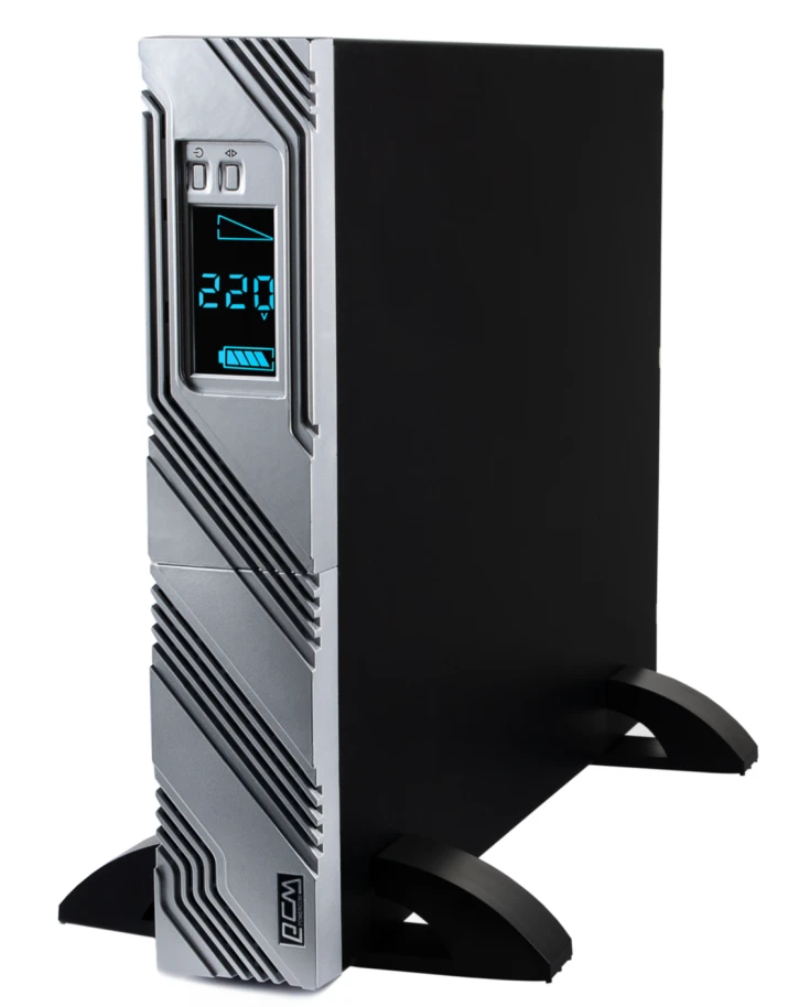 ДБЖ Powercom SRT-2000A 1800 Вт, 8хIEC, AVR, LCD, USB (SRТ.2000A.LCD.PCM)