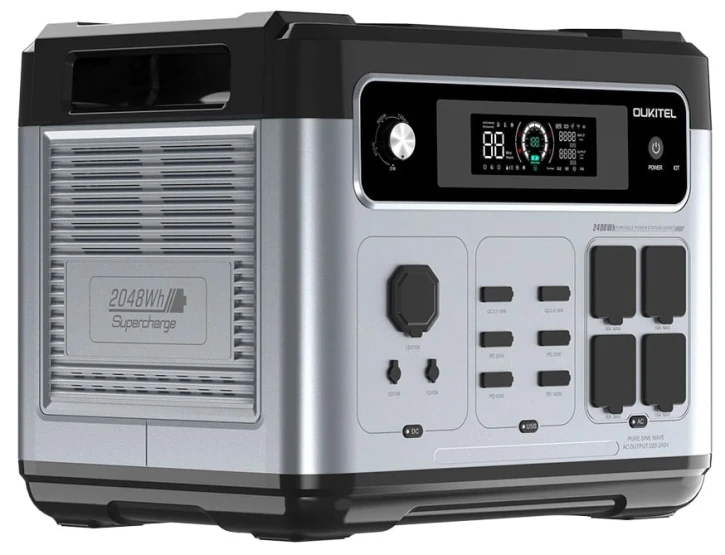 Зарядна станція Oukitel P2400E 2400W 2048Wh фото 4