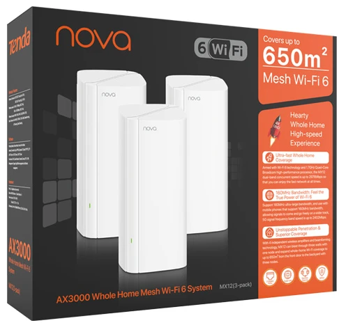 Mesh Wi-Fi система Tenda MX12 (MX12-KIT-3) фото 5