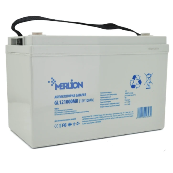 Акумуляторна батарея Merlion GL121000M8 12 V-100 Ah (000014705)