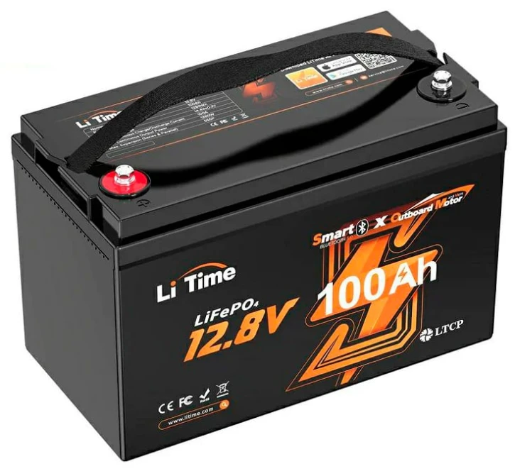 Акумулятор Li Time OBM L12V100-100-OBM-BT-4-A100 Bluetooth (44-00514)
