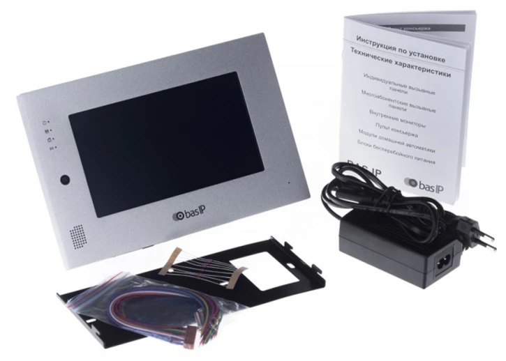 IP-відеодомофон Bas-IP AP-07 B V3 Black фото 2