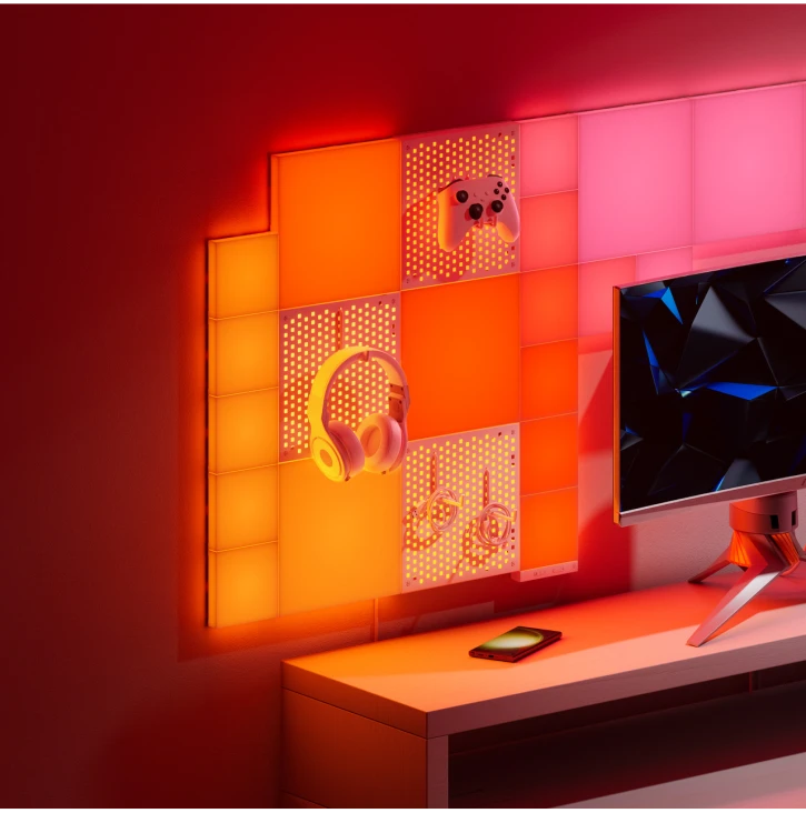 Розумні світлові панелі Nanoleaf Blocks Combo XL з підтримкою HomeKit і Matter - 9 шт. (N8100K02-10CB) фото 8