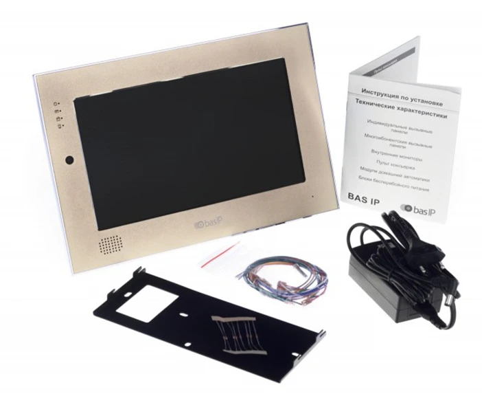 IP відеодомофон Bas-IP AQ-10 B V3 Black фото 2