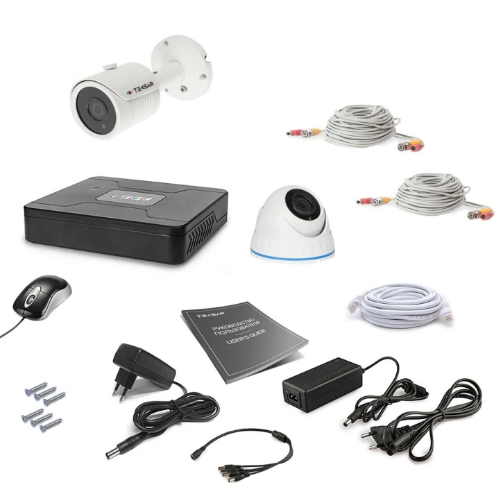 Комплект відеоспостереження Tecsar 2OUT-MIX LUX Tecsar 1188