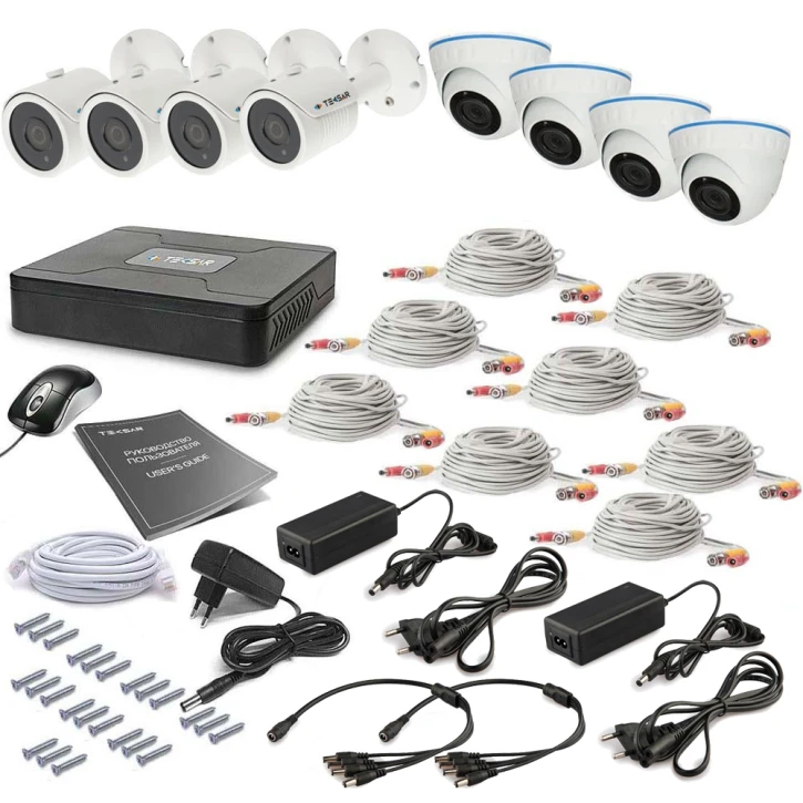 Комплект відеоспостереження Tecsar 8OUT-MIX Tecsar 1205
