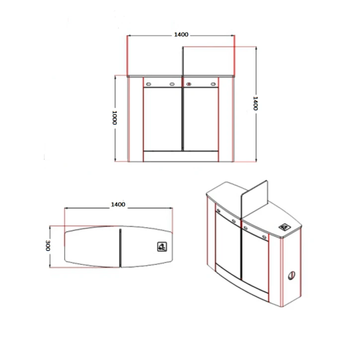 Полу-ростовий турнікет Tecsar Trek TSG-FW315 Tecsar Trek 7232 фото 4
