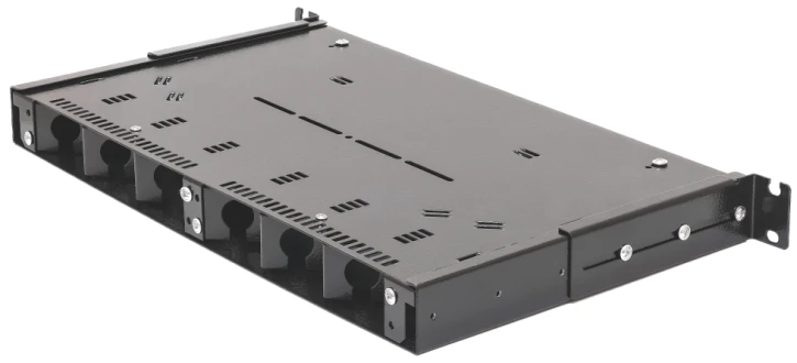 Патч-панель CMS 48, SC Duplex/LC Quad, 1U, 6xPG16+6xPG11 (UA-FOPE24SCD-B) фото 2