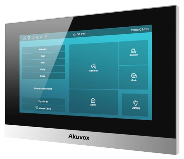 Відеодомофон Akuvox C315S Black фото 3