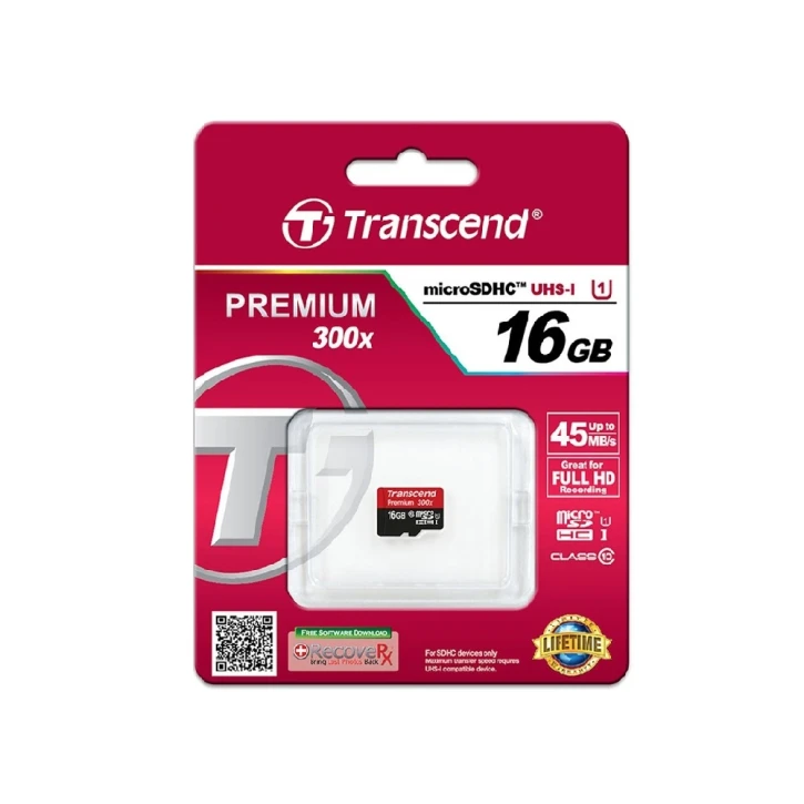 Карта пам'яті Transcend microSDHC 16GB Class 10 UHS-I Premium (TS16GUSDCU1) Transcend 14938 фото 2