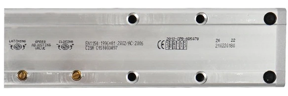 Доводчик дверной Cisa C1511.03.0.90 Professional Plus2 STD HO с фиксацией до 80 кг черный (37908) фото 5