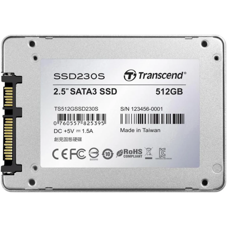 Накопичувач Transcend SSD230S Premium 512GB 2.5" SATA III 3D V-NAND TLC (TS512GSSD230S) Transcend 14177 фото 3
