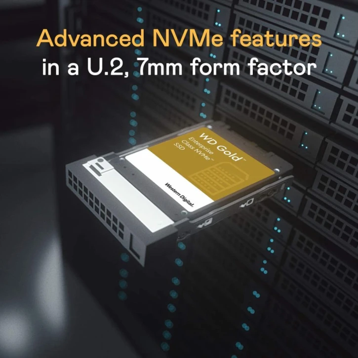 НАКОПИТЕЛЬ SSD U.2 2.5" 3.84TB WD (WDS384T1D0D) Western Digital 14283-1 фото 4