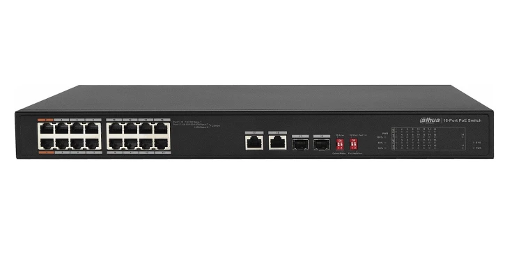 Коммутатор Dahua DH-PFS3218-16ET-135