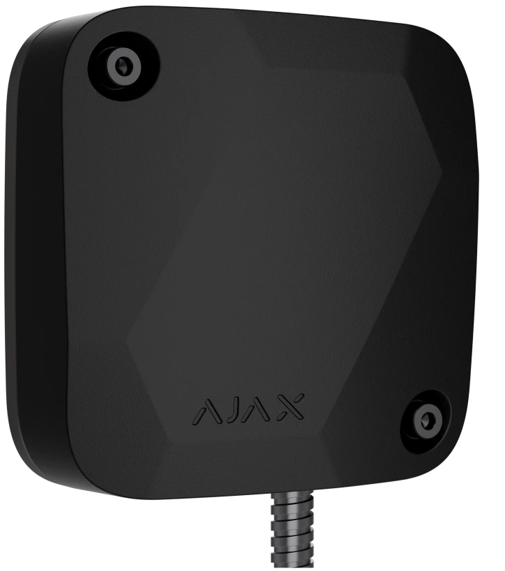 Дротовий датчик вібрації з додатковим сенсором удару Ajax SeismoProtect G3 Fibra Black (117736.269.BL1) фото 2