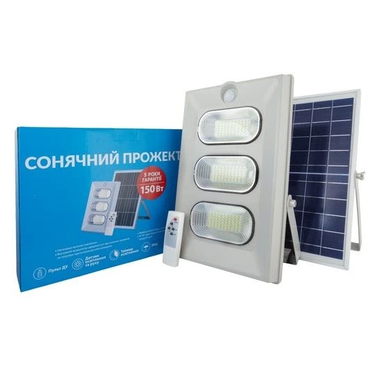 Прожектор на сонячній батареї Alltop 0860C150-01 150W фото 6