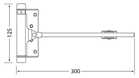 Доводчик дверной Aldeghi Luigi 115OA003 125 мм, античная латунь (36688) фото 7