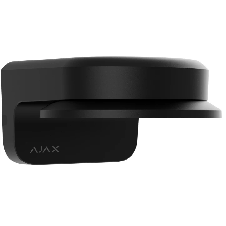 Настінний кронштейн 174 мм для дротової IP-камери відеоспостереження. Має адаптер для камери з моторизованим варіофокальним обʼєктивом Ajax MountCam A2 Black (147754.371.BL1)