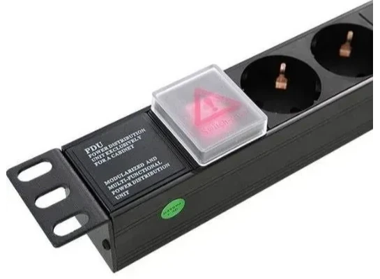 Блок розеток Hypernet SPP8-E 8 розеток, с выключателем, 1.8 м Black (1897) фото 2