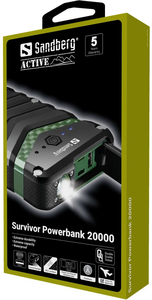 УМБ Sandberg Survivor 20000mAh (420-36) фото 2