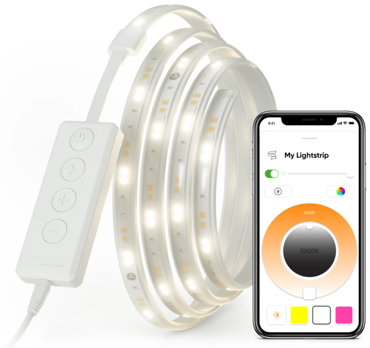 Світлодіодна стрічка Nanoleaf Essentials Lightstrip Starter Kit Apple Homekit - 2 метри (NL55-0002LS-2M) фото 3