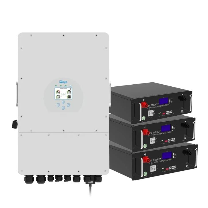 Система зберігання енергії Deye SUN-10K-SG02LP1-EU-AM3-3GS15.36K-LFP 10kW 15.36kWh 3BAT LiFePO4 6500 циклів (SUN-10K-SG02LP1-EU-AM3-3GS15.36K-LFP)