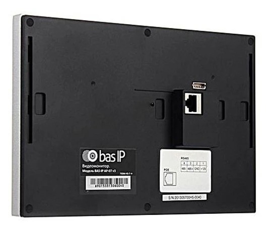 IP-відеодомофон Bas-IP AP-07 B V3 Black фото 3