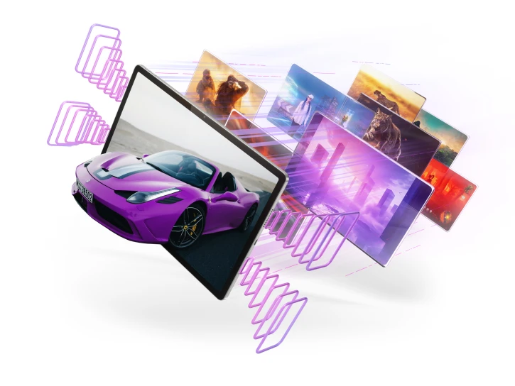 Планшет Lenovo Idea Tab Pro AG Wi-Fi 8/256GB + Pen Luna Grey (ZAE50114UA) фото 10