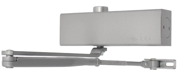 Доводчик дверний Cisa C1510.03.0.97 Professional Plus2 STD до 80 кг FIRE сірий (37905)
