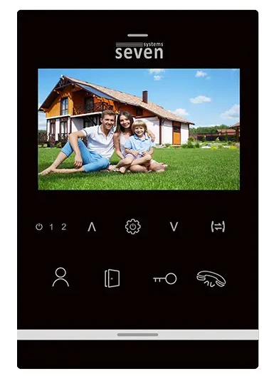 Відеодомофон SEVEN DP–7541 Black