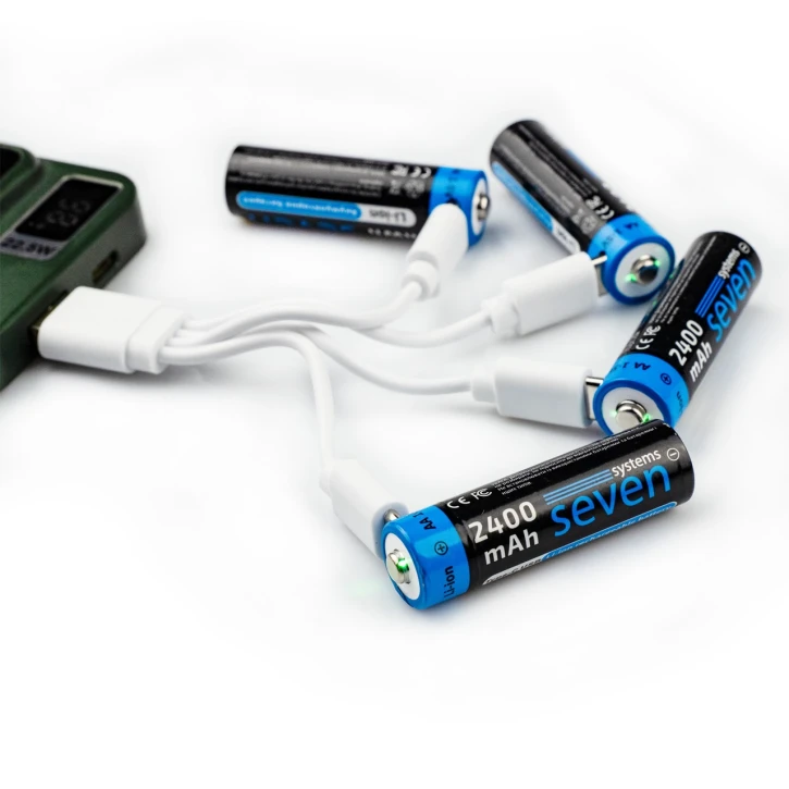 Акумулятор SEVEN AA 1.5V Li-ion 4 шт (SEVENAA1.5VLi-ion4) фото 4