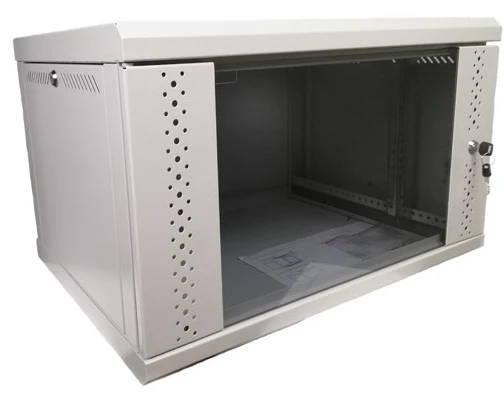 Шафа навісна E-server 12U, 600х500х637 скло (ES-Е1250G)