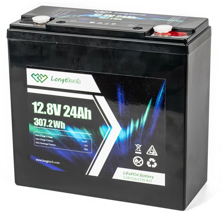 Аккумулятор Longttech LAR1224-LT20-R32 LiFePo4 12.8В 24Аг/23.3Аг