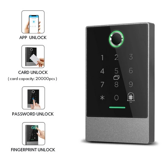 Контроллер доступа TTLOCK K-2 FP Black фото 2