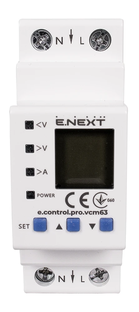 Реле напруги та струму E.Next e.control.pro.vcm63 (p0690103)