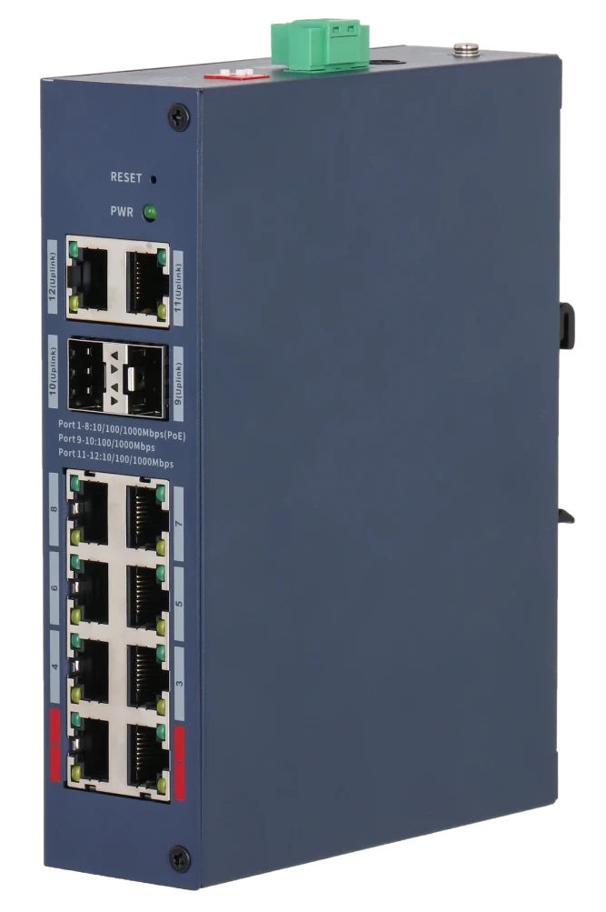 Комутатор Dahua DH-CHS4212-8GT-110 PoE 12 портів