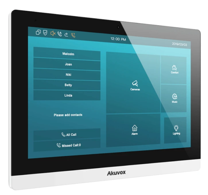 Відеодомофон Akuvox C317A Black фото 2