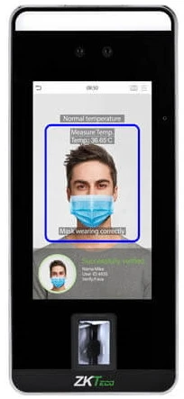 Біометричний термінал ZKTeco SpeedFace-V5L WiFi фото 2