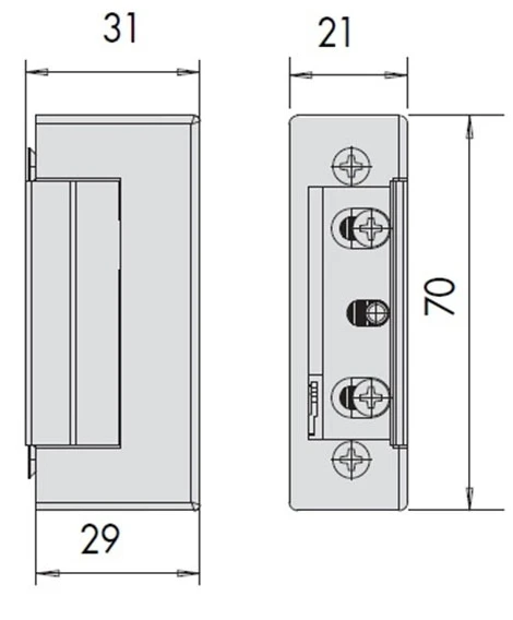 Электромеханическая защелка Cisa 15140 НВ (35209) фото 8