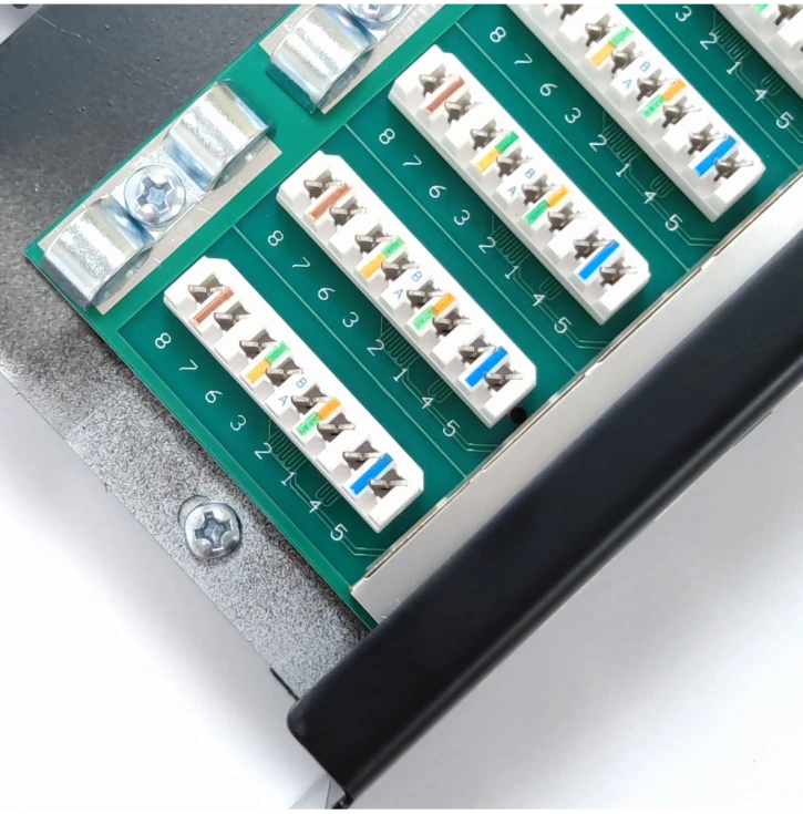 Патч-панель LW 48xRJ-45 STP, Cat.5e, 1U, 19", Dual type (LW-PP6A-10-C5E) фото 4