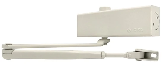 Доводчик дверний Cisa C1510.03.0.45 Professional Plus2 STD до 80 кг FIRE білий (37902)