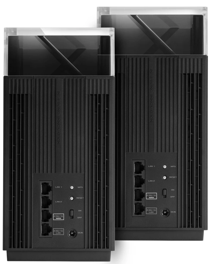 Mesh Wi-Fi система Asus ZenWiFi Pro ET12 2pk Black (ET12(2-PK)) фото 2