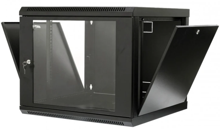 Шафа настінна CMS 9U, 600x600x507 мм L-type (UA-MGSW1L96B)