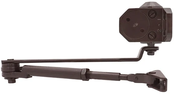 Доводчик дверной Cisa 60461.03.0.88 STD HO с фиксацией до 80 кг коричневый (37900) фото 3