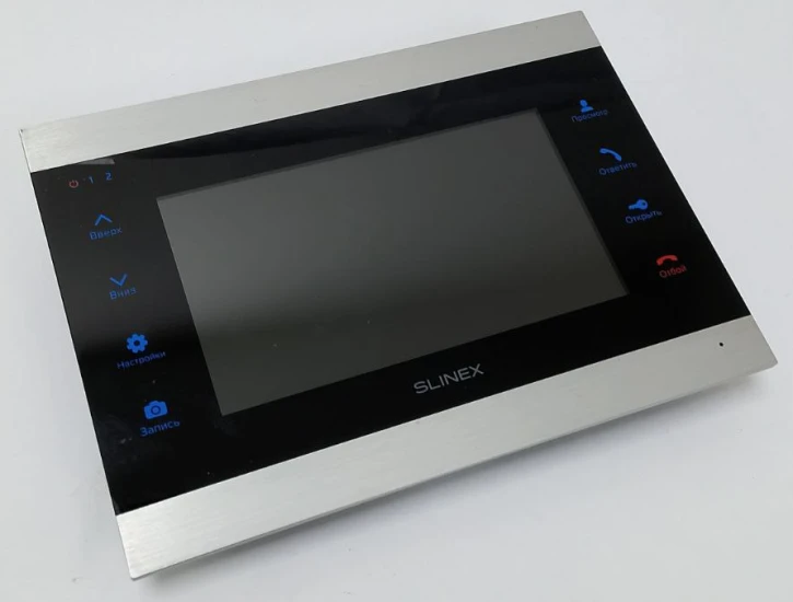 (Уцінка) Відеодомофон Slinex SL-07 IP Black/Silver