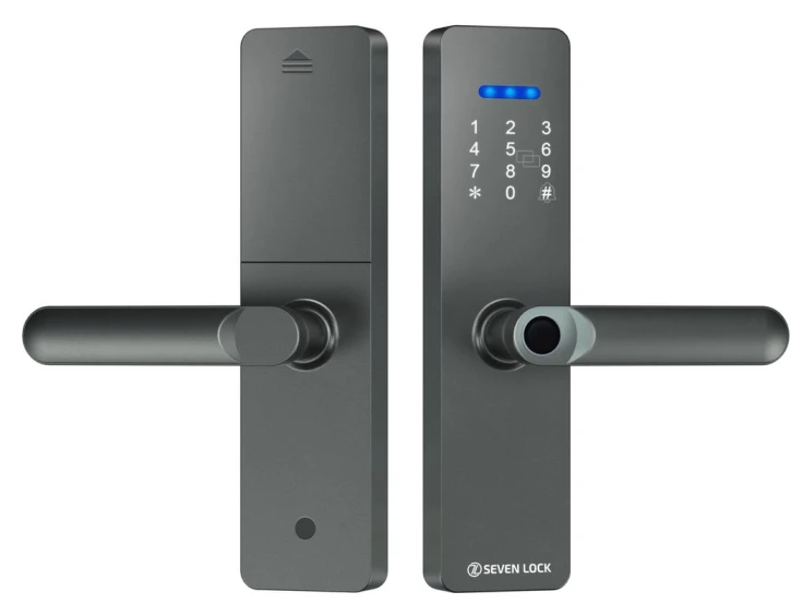 Умный биометрический замок Copy SEVEN LOCK SL-7740BF Black (SL7740BFg) фото 3